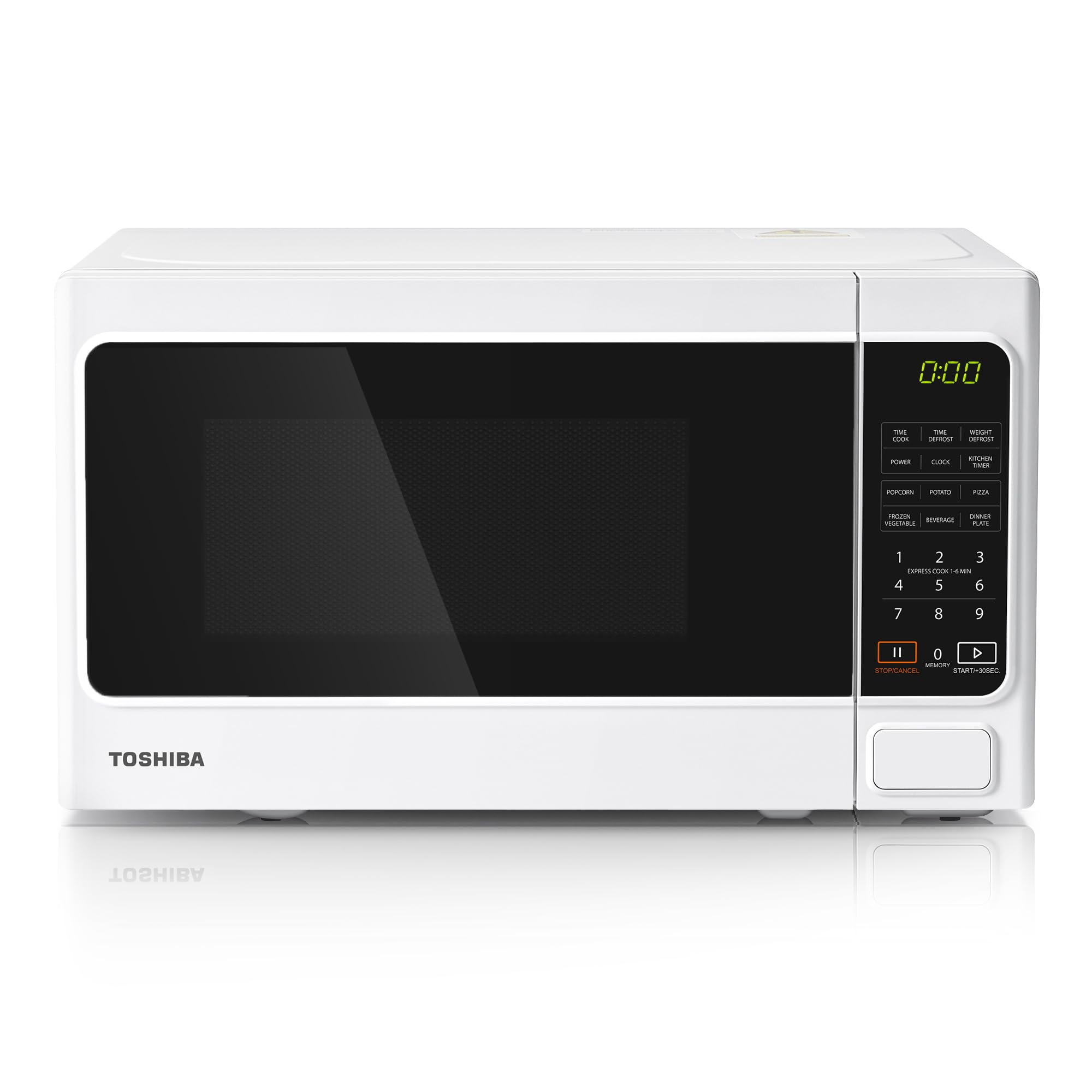Toshiba MM-EM20P 20 L 800 W digital microwave, white — photo 1 of 7